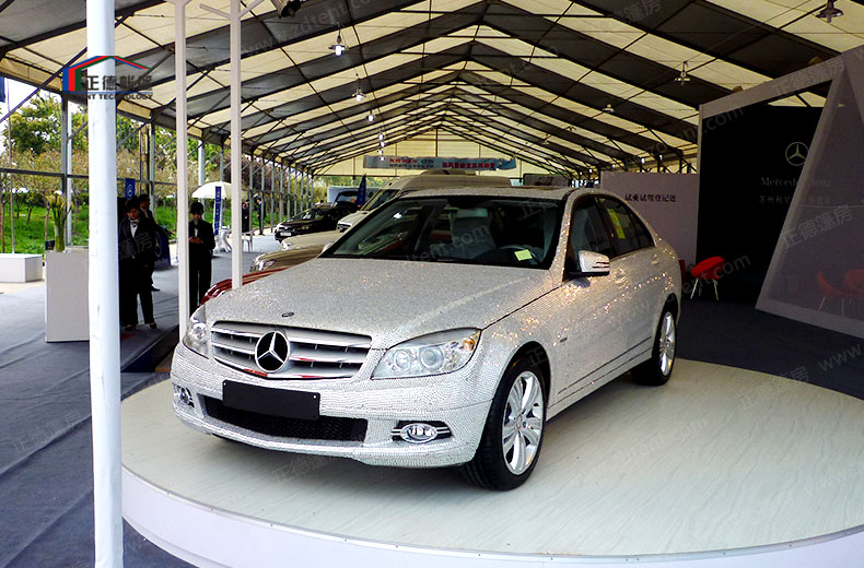 高檔汽車展篷房圖片 高檔汽車展篷房圖片