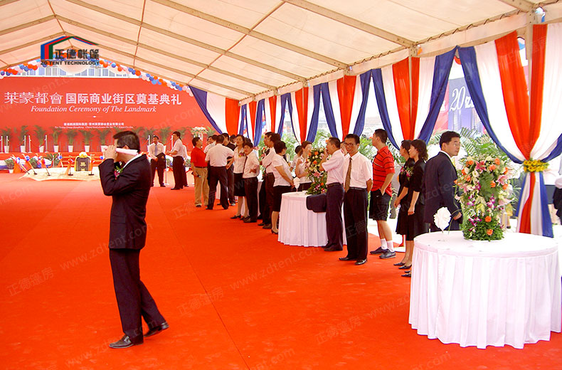 商業(yè)街區(qū)禮儀慶典篷房現(xiàn)場 商業(yè)街區(qū)禮儀慶典篷房現(xiàn)場